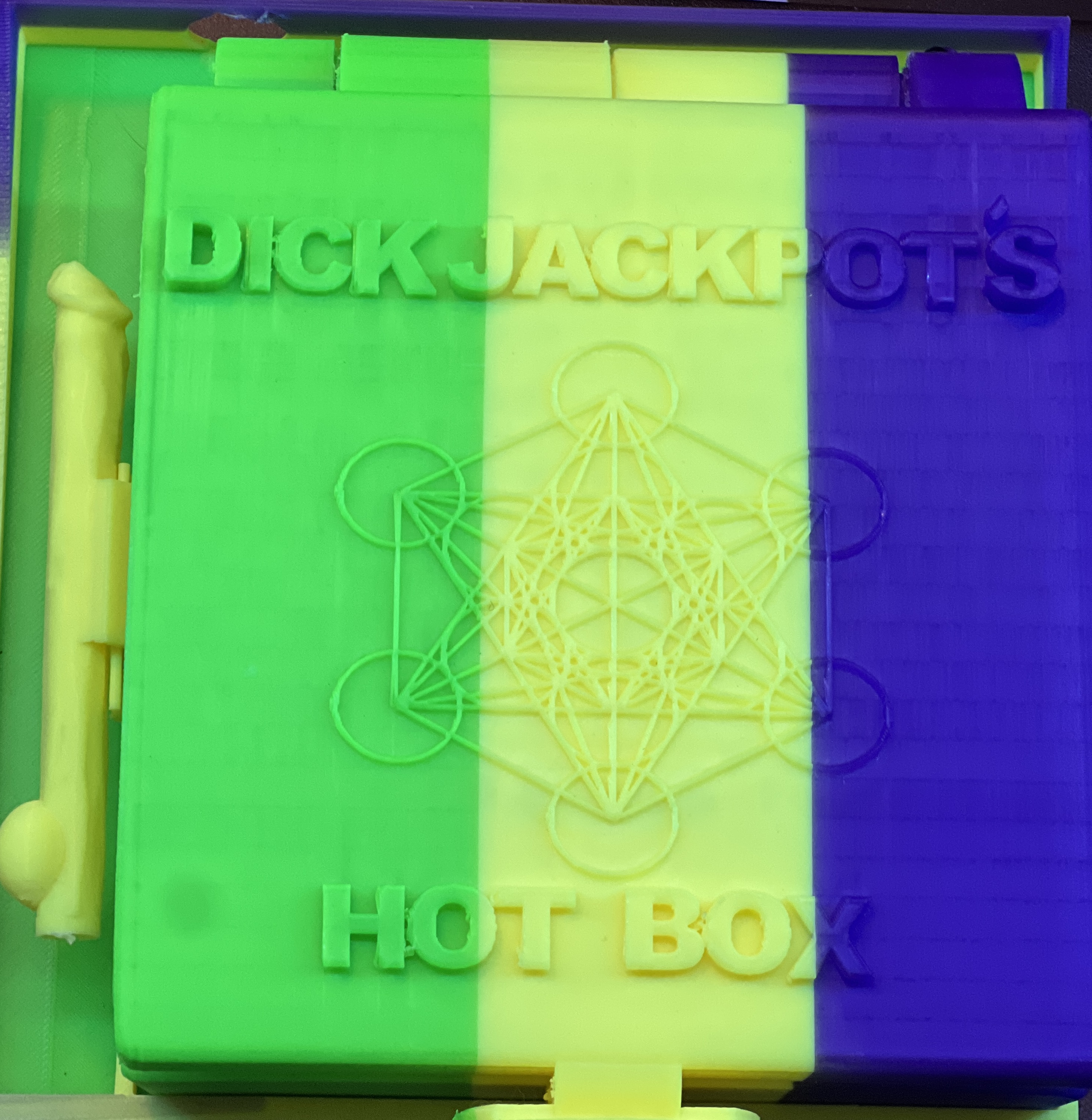 Hot Box - Mardi Gras Under UV Light