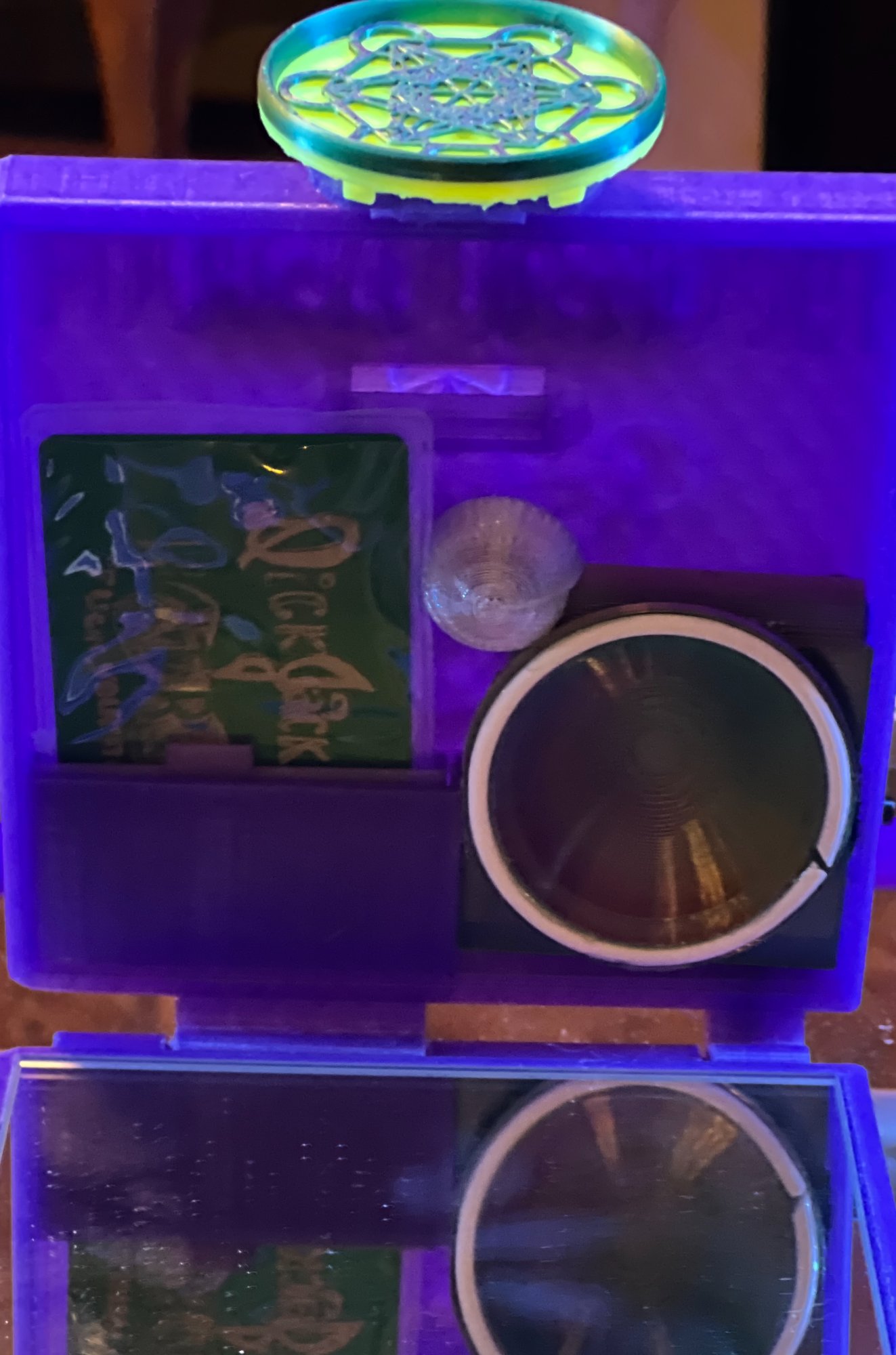 Hot Box - Red Stripe Wood Texture