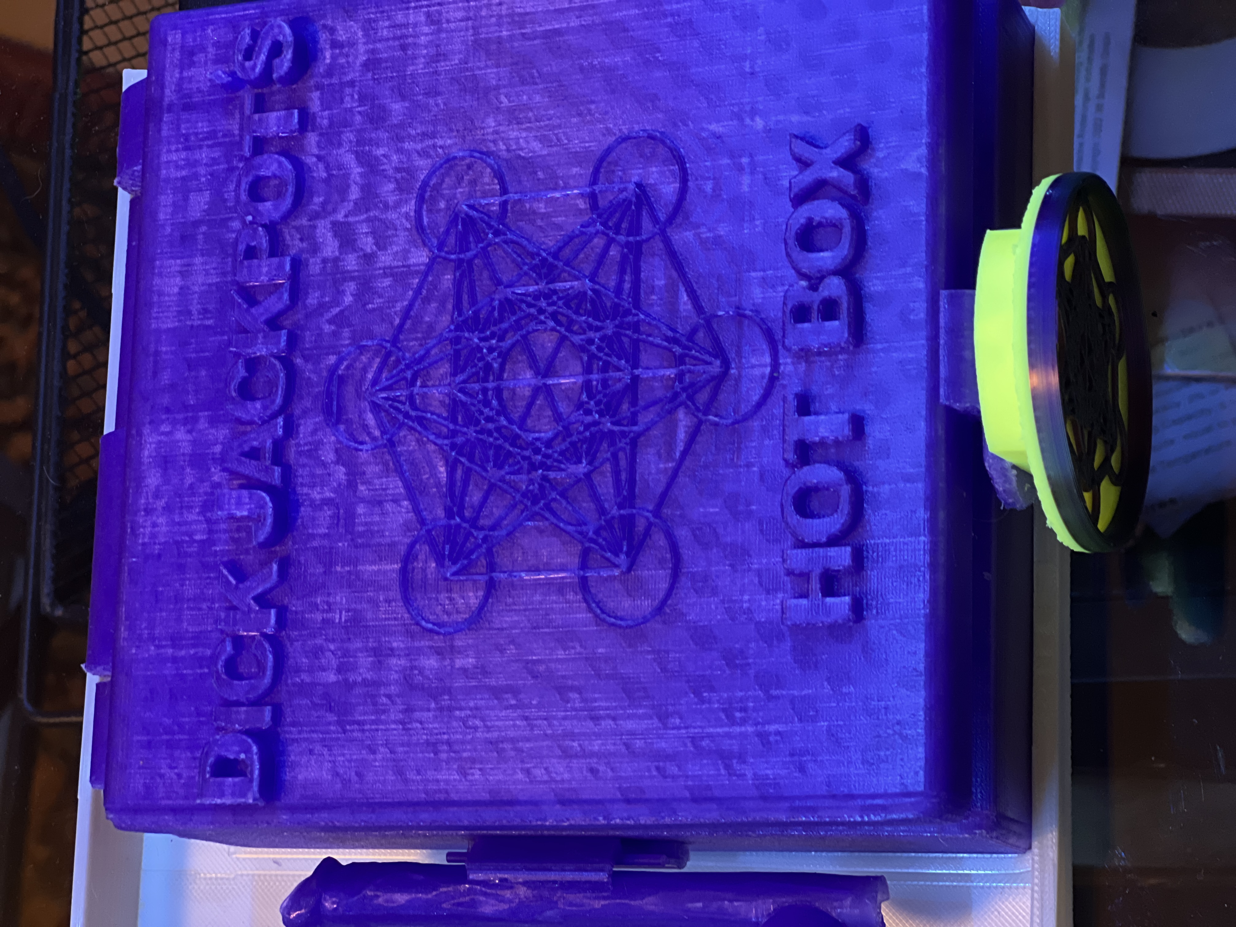 Hot Box - UV Blacklight Front View